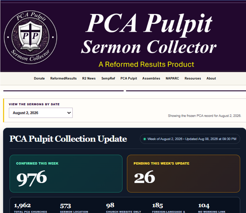 PCA Pulpit Sermon Collector preview